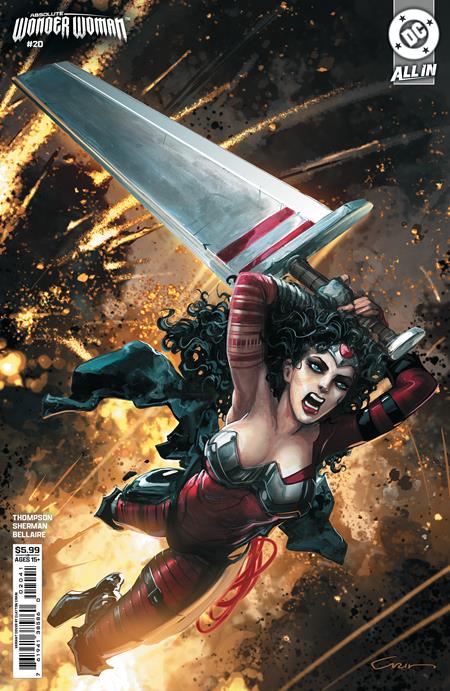 Absolute Wonder Woman #20  D Clayton Crain Card Stock Var