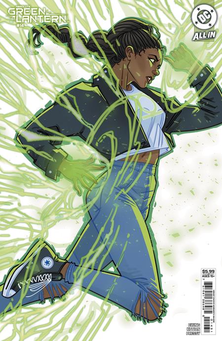 Absolute Green Lantern #14  C Marguerite Sauvage Card Stock Var