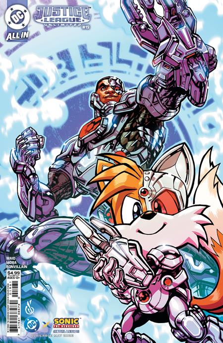 Justice League Unlimited #19  F Carlos Danda DC X Sonic Card Stock Var