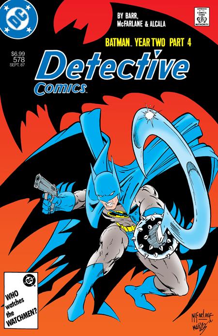 Detective Comics #578 Facsimile Edition  C Todd Mcfarlane Foil Var (year Two Part 4 Of 4)