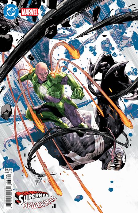 DC Marvel Superman Spider-man #1  | One Shot Second Printing Cvr C Yasmine Putri Card Stock Var