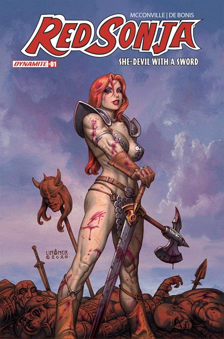 Red Sonja She Devil With A Sword #1  C Joseph Michael Linsner Var