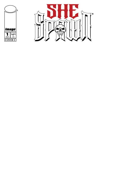 She-spawn #1 (of 5)  C Blank Sketch Var