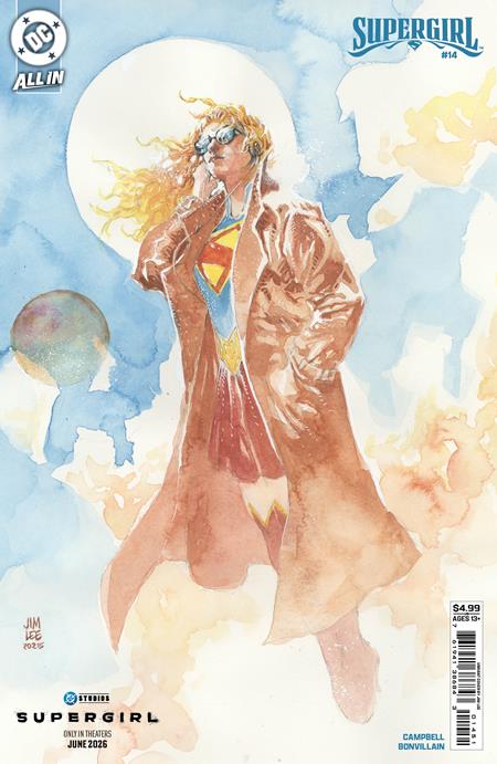 Supergirl #14  E Jim Lee Supergirl Movie Card Stock Var (the Reign Of The Superboys)