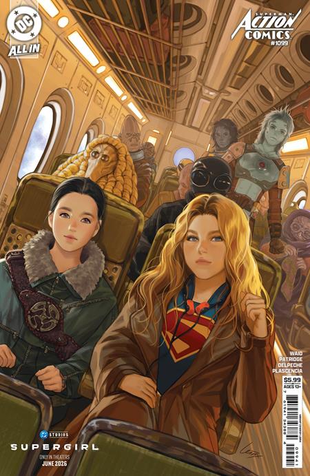 Action Comics #1099  D Lesley Leirix Li Supergirl Movie Card Stock Var (the Reign Of The Superboys)