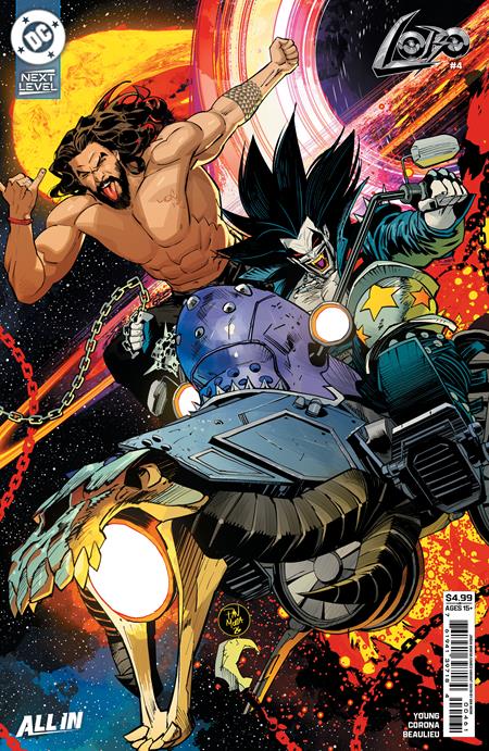 Lobo #4  F Dan Mora Jason Momoa Cameo Card Stock Var