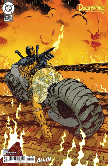 Deathstroke The Terminator #4  D Cully Hamner Card Stock Var