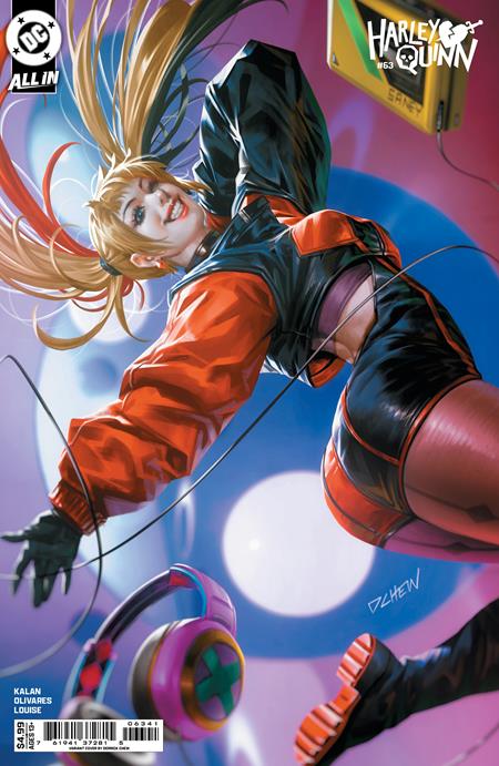 Harley Quinn #63  D Derrick Chew Card Stock Var