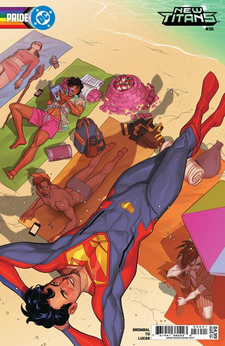 New Titans #36  D Rachael Stott DC Pride Card Stock Var