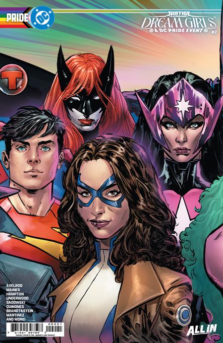 Justice League Dream Girls A DC Pride Event #2 (of 4)  B Phil Jimenez Connecting Card Stock Var