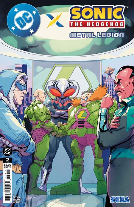 DC X Sonic The Hedgehog The Metal Legion #2 (of 5)  A Pablo M Collar