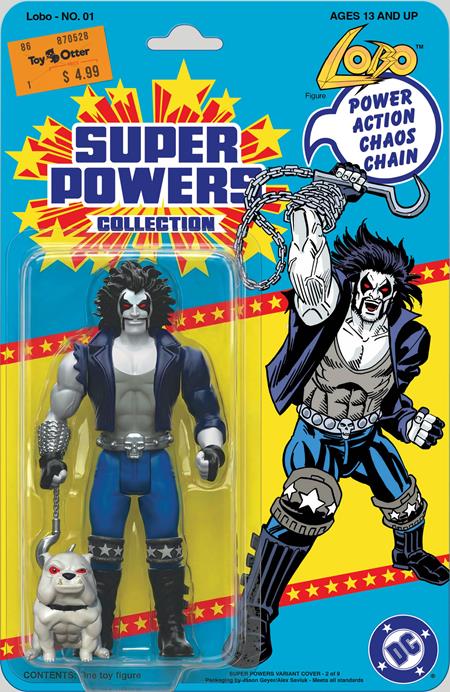 Lobo #1 Facsimile Edition  B Jason Geyer & Alex Saviuk Lobo Super Powers Card Stock Var