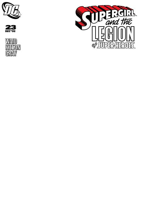 Supergirl And The Legion Of Super Heroes #23 Facsimile Edition  D Blank Card Stock Var