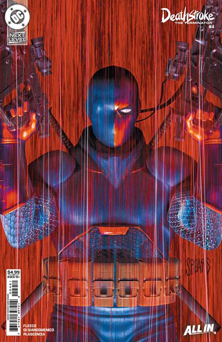 Deathstroke The Terminator #4  E Mark Spears Card Stock Var