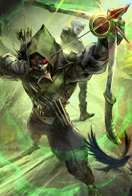 Absolute Green Arrow #1 (of 6) Second Printing Cvr B Ivan Tao Card Stock Var