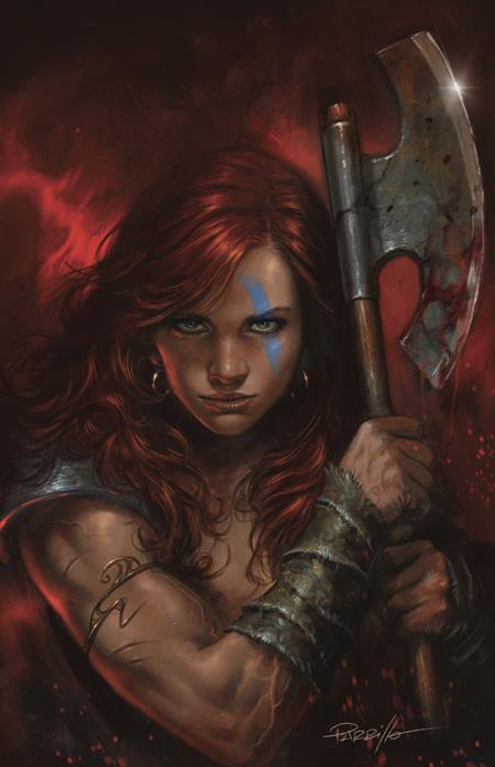 Red Sonja She Devil With A Sword #2  Zb Lucio Parrillo Foil Virgin Var