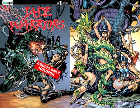 Jade Warriors #1  D Mike Deodato Adults Only Holofoil Flip Var