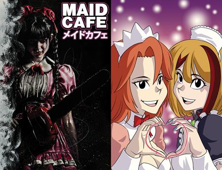 Maid Cafe #3  D Naomi Griffin & Remy Eisu Mokhtar Holofoil Flip Var