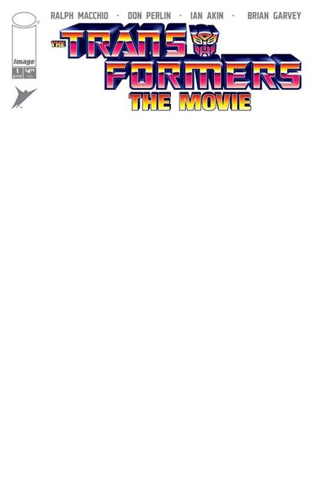 Transformers The Movie 40th Anniversary Edition #1 (of 3)  D Blank Sketch Var
