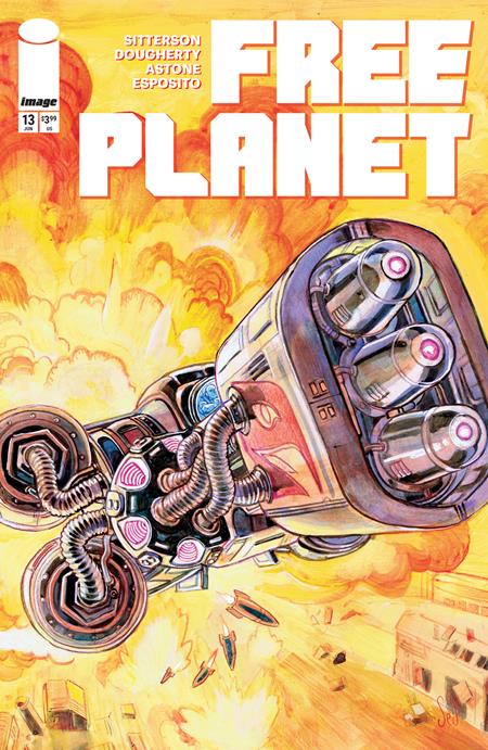 Free Planet #13  B Jed Dougherty Var