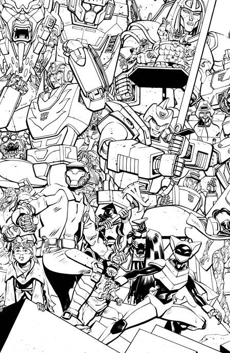 Void Rivals #31  I Tom Reilly Energon Universe 3rd Anniversary B&w Var