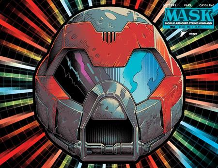 Mask #1  P Pye Parr & Luke Preece & Andres Juarez Die Cut Foil Mask Var