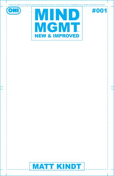 Mind Mgmt New & Improved #1  D Blank Sketch Var