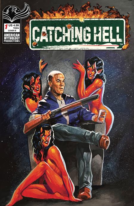 Catching Hell Feat Reggie Bannister #1  B Paul Maitland Var Previously Solicted Thru Diamond
