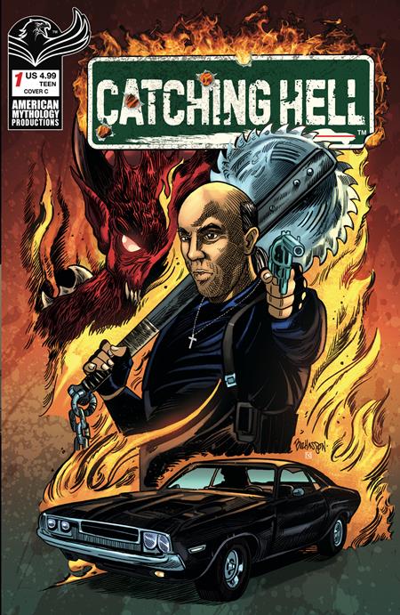 Catching Hell Feat Reggie Bannister #1  C Buz Hasson Var Previously Solicted Thru Diamond