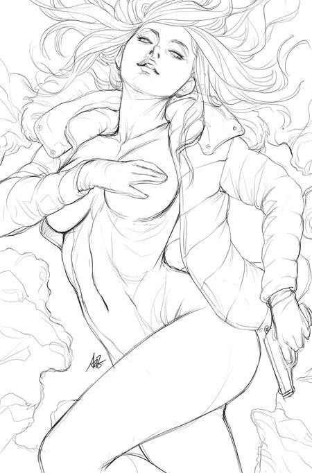 Gun Honey Doubles Down #1 (of 4)  L Artgerm Inks Virgin Var