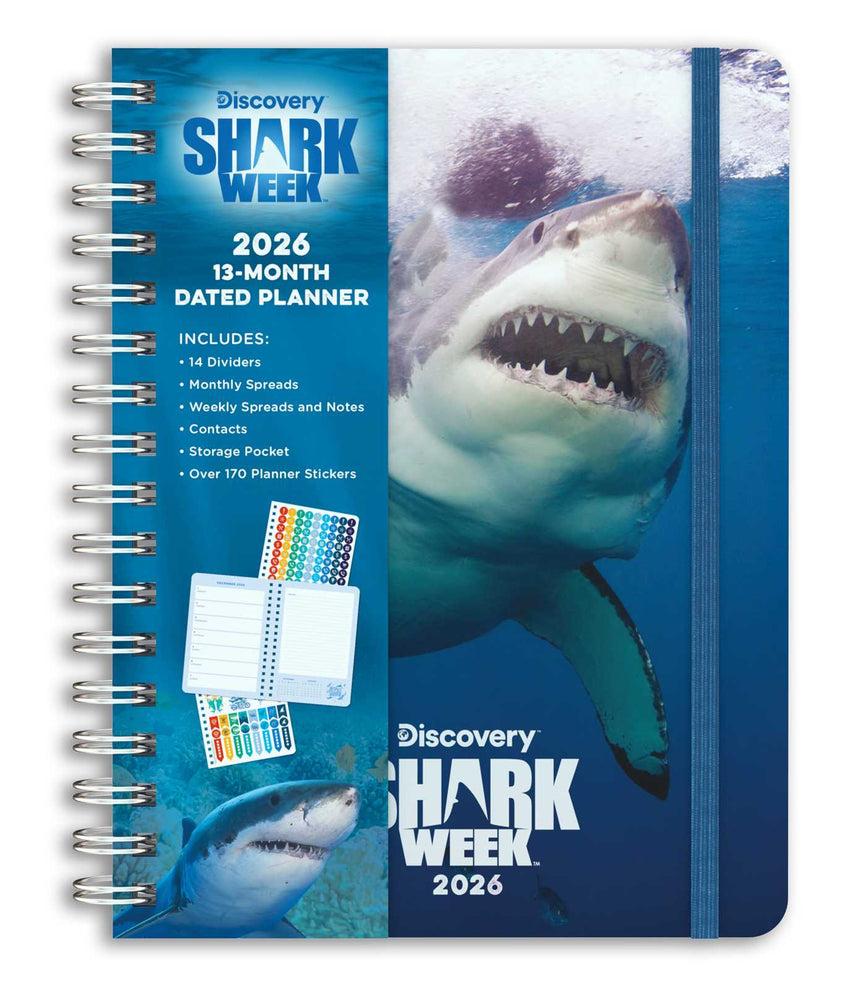 2026 Shark Week 13-Month Weekly Planner image - Novelty - Image - Pop Weasel