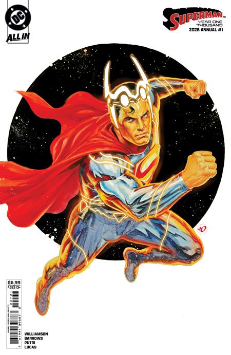 Superman Annual Year One Thousand #1  | One Shot  C Ariel Olivetti Card Stock Var (dc K.o.)
