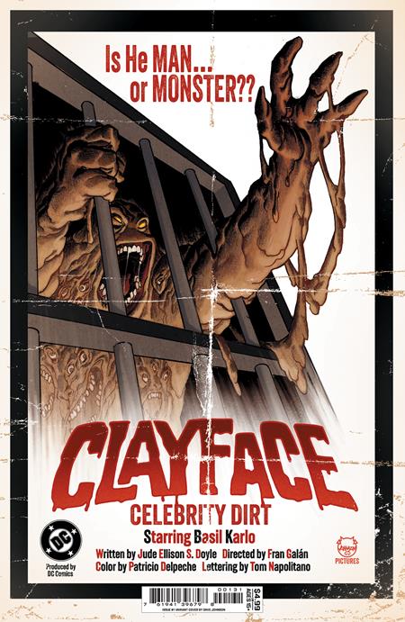 Clayface Celebrity Dirt #1 (of 6)  C Dave Johnson Card Stock Var