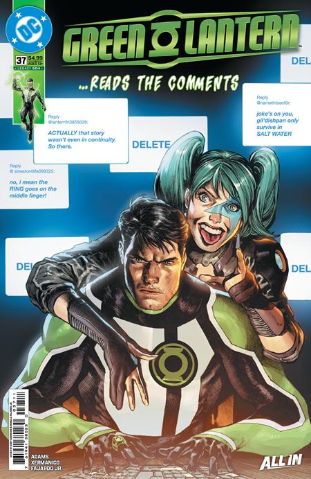 Green Lantern #37  A Eddy Barrows