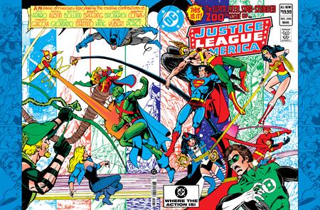 Justice League Of America #200 Facsimile Edition  C George Perez Foil Var