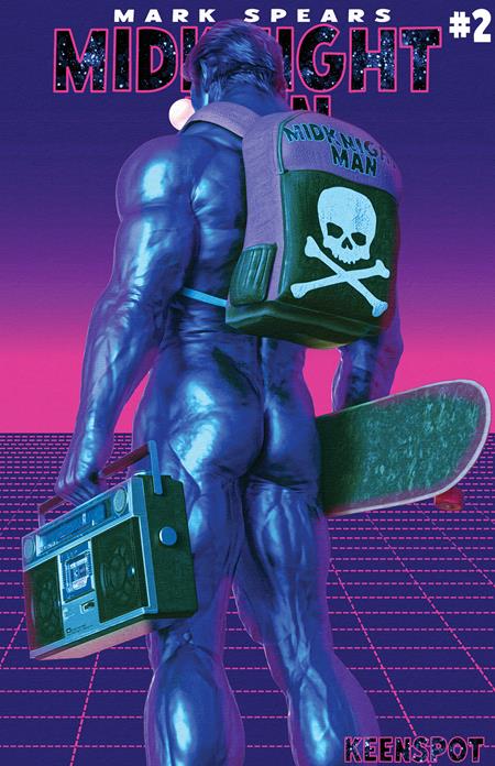 Mark Spears Midknight Man #2  E Mark Spears Electric Blue Var