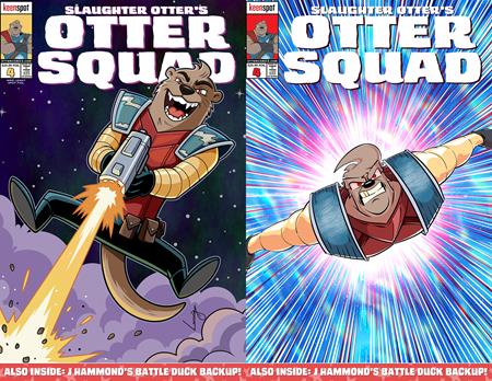 Otter Squad #4  C Mike Lemay & Matt Rodgers Star Spangled Spot Foil Var