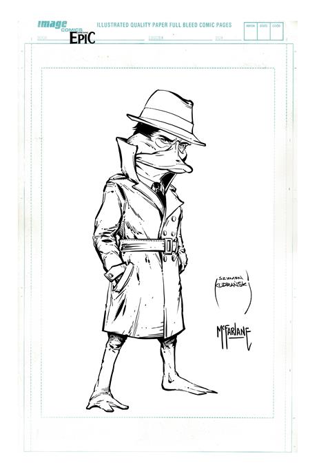 Something Epic #13  B Szymon Kudranski & Todd Mcfarlane Raw Art Var