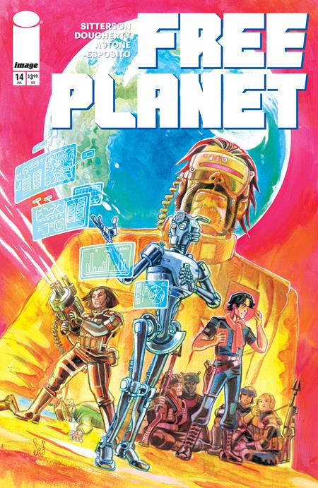 Free Planet #14  B Jed Dougherty Var