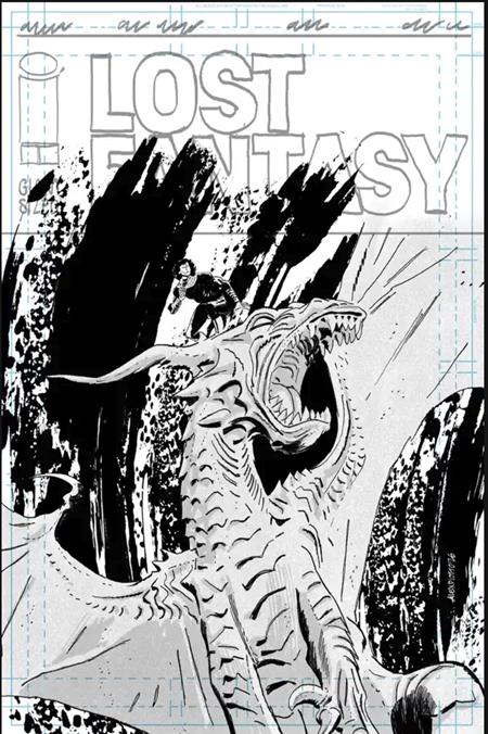Lost Fantasy #12  C Inc 1:25 Alex Diotto Raw Art Var