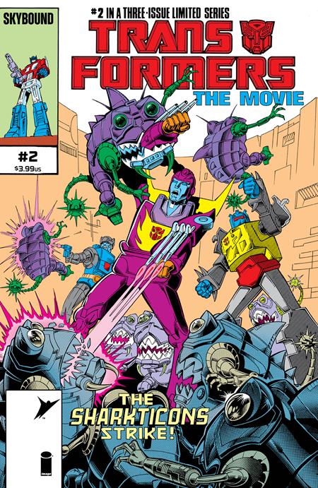 The Transformers The Movie 40th Anniversary Edition #2 (of 3)  B Don Perlin & Ian Akin & Brian Garvey Var