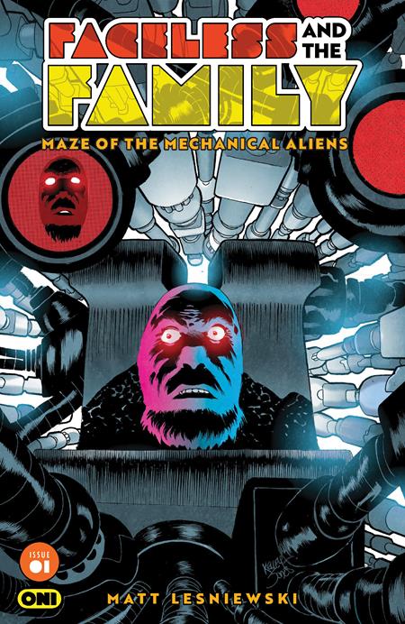Faceless And The Family Maze Of The Mechanical Aliens #1 (of 4)  B Kelley Jones Var