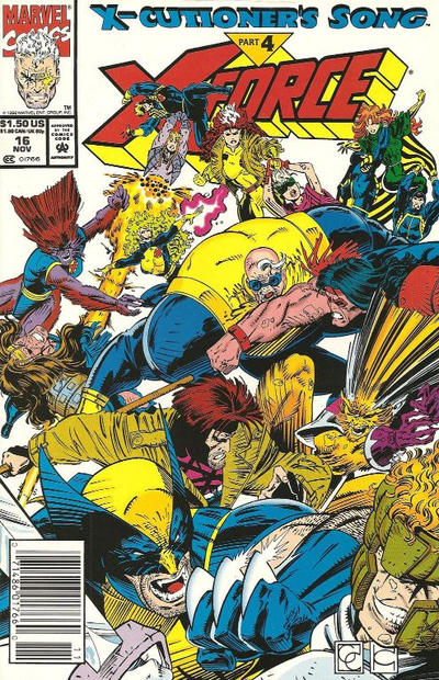 Pre-Owned - X-Force (1991 series) #16 (November 1992) - Cover Image
