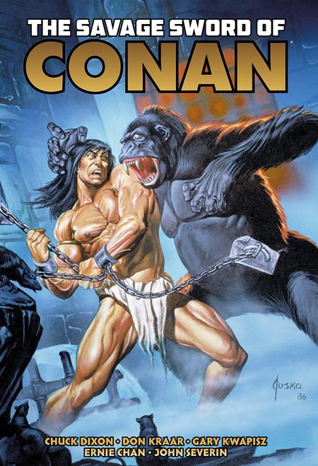 Savage Sword Of Conan The Original Comics Omnibus  | Hardcover Vol 10 Direct Market Edition Joe Jusko Kong - Graphic Novels - Image - Pop Weasel