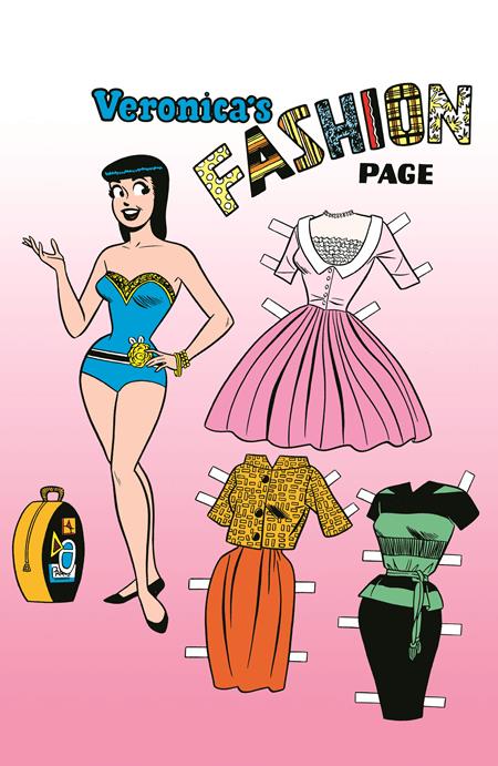 Archie Comics 85th Anniversary Presents Betty & Veronica Fashion Pages (one-shot)  C Dan Decarlo Veronica Pin-up Var