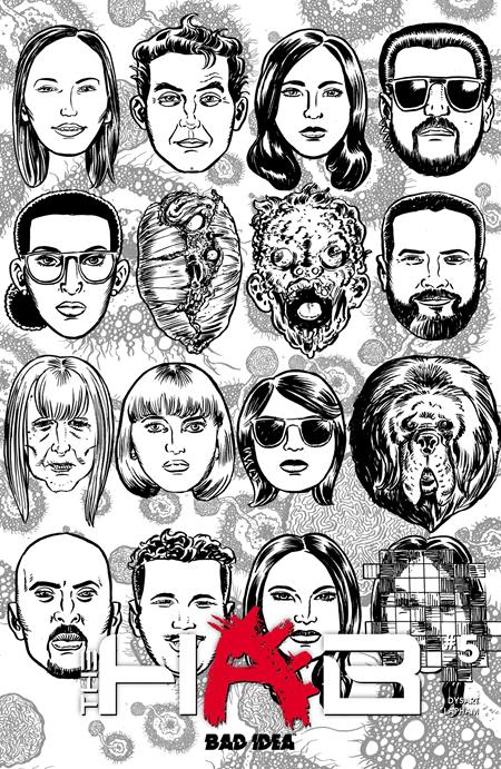 Hab #5 (of 6)  C David Lapham Bw Outbreak Skulls Var
