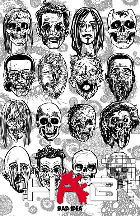 Hab #5 (of 6)  E David Lapham Bw Dead Skulls Var