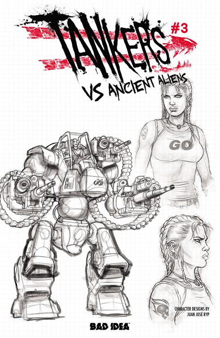Tankers Vs Ancient Aliens # 3 (of 4)  C Juan Jose Ryp Design Var