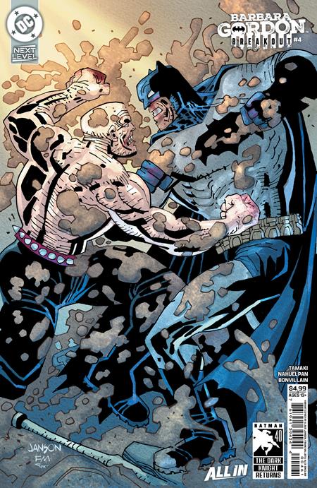 Barbara Gordon Breakout #4  F Klaus Janson & Frank Miller Dark Knight Returns 40th Anniversary Card Stock Var