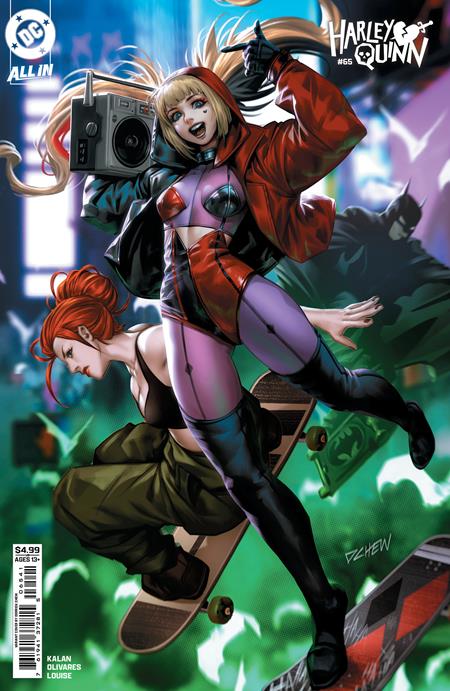 Harley Quinn #65  D Derrick Chew Card Stock Var